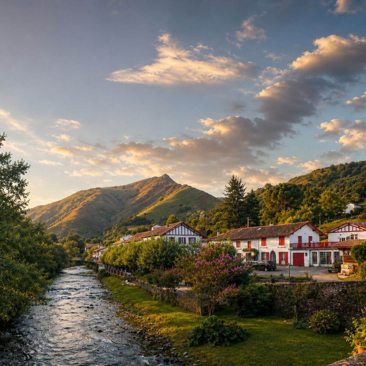 Paysage du Pays basque français